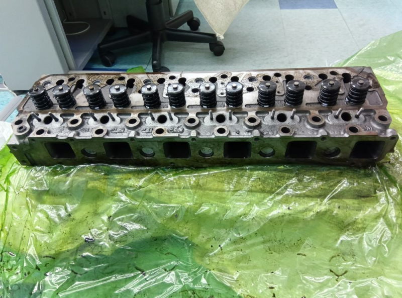 ヤンマー 6LYA-STP用　シリンダーヘッド　ASSY　No.719574-11700