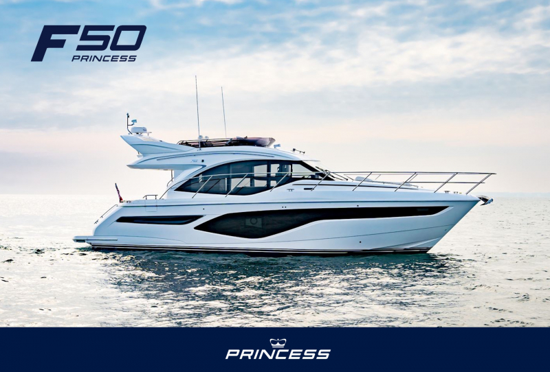 Princess Yachts F50 2025年12月まもなく到着予定でございます