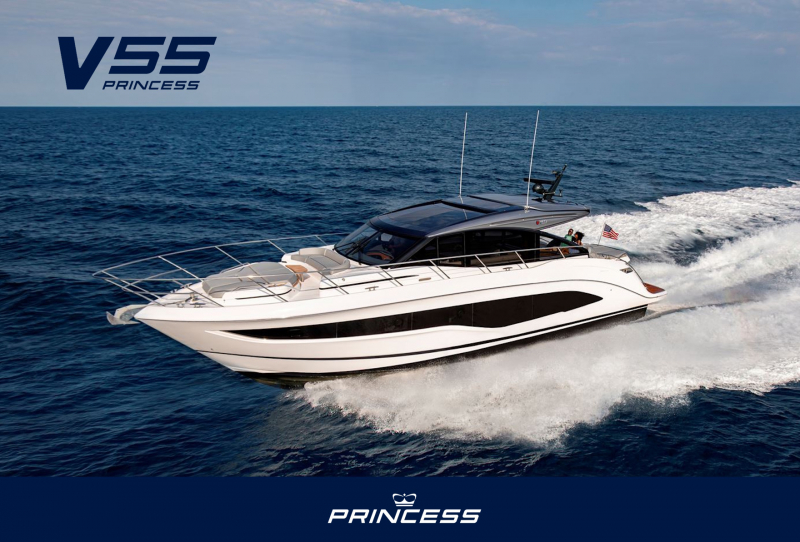 Princess Yachts V55 2026年春完成予定！
