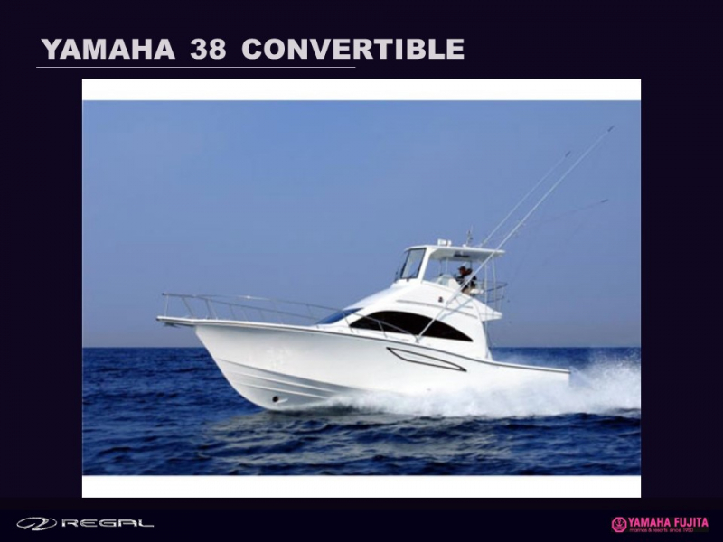 ヤマハ 38コンバーチブル Y-38CONVERTIBLE入荷　ワンオーナー艇　アワー870時間