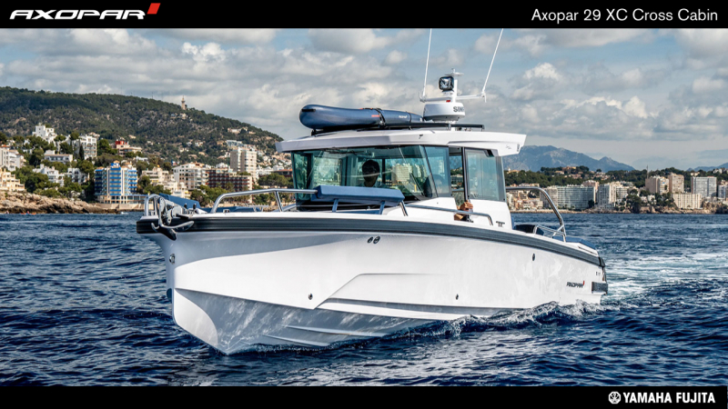 AXOPAR 29 XC フィンランドデザインのアドベンチャーモデル AXOPAR 29 XC Cross Cabin YAMAHA搭載 2025年モデル新艇予約受付中!!