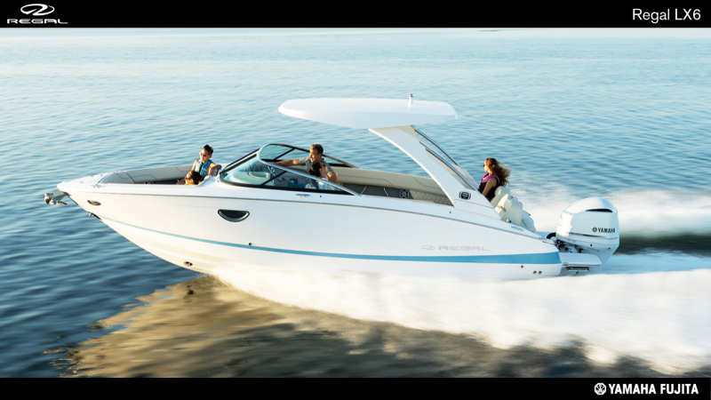 リーガル LX6 スタイリッシュなバウライダーとともにエレガントな冒険を Regal LX6 NEWモデル新艇予約受付中!!
