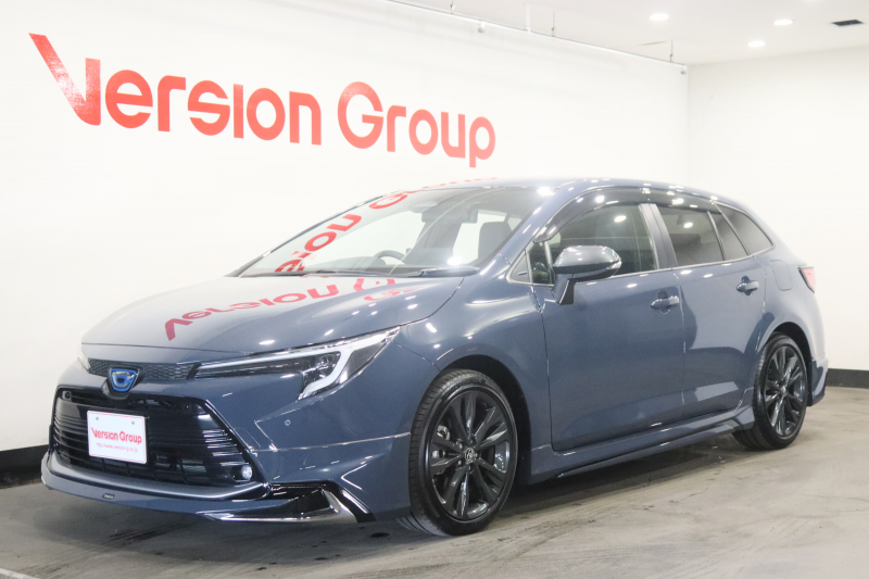 トヨタ カローラツーリング ハイブリッド　ダブルバイビー　新車保証継承付　ワンオーナー　禁煙車　後期　モデリスタエアロ　プロアクティブドライビングアシスト　BSM　メモリーナビ　フルセグ　バックカメラ　社外革調シートカバー　シートヒーター　LED　17AW