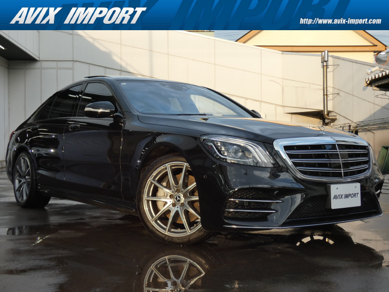 メルセデスベンツ Sクラス S450ｴｸｽｸﾙｰｼﾌﾞ(ISG搭載ﾓﾃﾞﾙ) AMGﾗｲﾝﾌﾟﾗｽ 後期型 右H 正規D車 ﾊﾟﾉﾗﾐｯｸR 黒革 ｼｰﾄﾋｰﾀｰ＆ﾍﾞﾝﾁﾚｰﾀｰ HDDﾅﾋﾞ地ﾃﾞｼﾞBurmesterｻｳﾝﾄﾞ 全周ｶﾒﾗ＆HUD ﾚｰﾀﾞｰｾｰﾌﾃｨPKG 専用20AW 禁煙