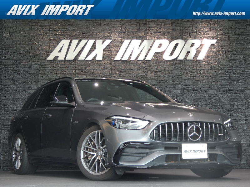 AMG Cクラス C43 後期型 4MATICｽﾃｰｼｮﾝﾜｺﾞﾝBSG搭載ﾓﾃﾞﾙ/  ﾚｰﾀﾞｰｾｰﾌﾃｨPKG/ ﾊﾟﾉﾗﾏSR/ 赤黒革/ HUD/ ｼｰﾄﾋｰﾀｰ＆ﾍﾞﾝﾁﾚｰｼｮﾝ/ Burmesterｻｳﾝﾄﾞ/ MBUX ARﾅﾋﾞ/ 地ﾃﾞｼﾞ/360°ｶﾒﾗ/ Bｶﾒﾗ/ 純正AMG19AW /禁煙 /正規ﾃﾞｨｰﾗｰ車
