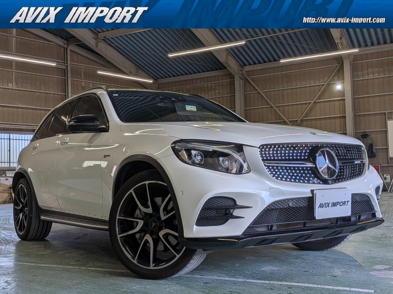 AMG GLC GLC43 4MATIC ﾚｻﾞｰEXC-PKG ﾊﾟﾉﾗﾐｯｸR 黒革 全席ｼｰﾄﾋｰﾀｰ 純正HDDﾅﾋﾞ地ﾃﾞｼﾞ Burmester 全周ｶﾒﾗ＆PTS ﾚｰﾀﾞｰｾｰﾌﾃｨPKG 純正21ｲﾝﾁAW 禁煙