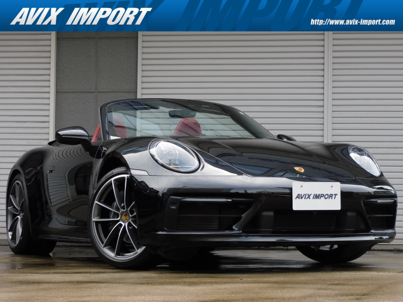 ポルシェ 911(Type992) ｶﾚﾗ Cabriolet 左H正規D車 水平対向6気筒ﾂｲﾝﾀｰﾎﾞ 8速PDK ｽﾎﾟｰﾂﾃﾞｻﾞｲﾝFｴﾌﾟﾛﾝ&ｻｲﾄﾞｽｶｰﾄ ｽﾎﾟｸﾛ 黒幌 赤革 ｼｰﾄﾋｰﾀｰ&ﾍﾞﾝﾁﾚｰﾀｰ PCMﾅﾋﾞ 全周ｶﾒﾗ＆PAS ｸﾙｺﾝ LEDﾏﾄﾘｯｸｽﾍｯﾄﾞﾗｲﾄ 電格ﾐﾗｰ ｽﾎﾟｴｸﾞ PASM 純正20/21ｲﾝﾁAW 禁煙
