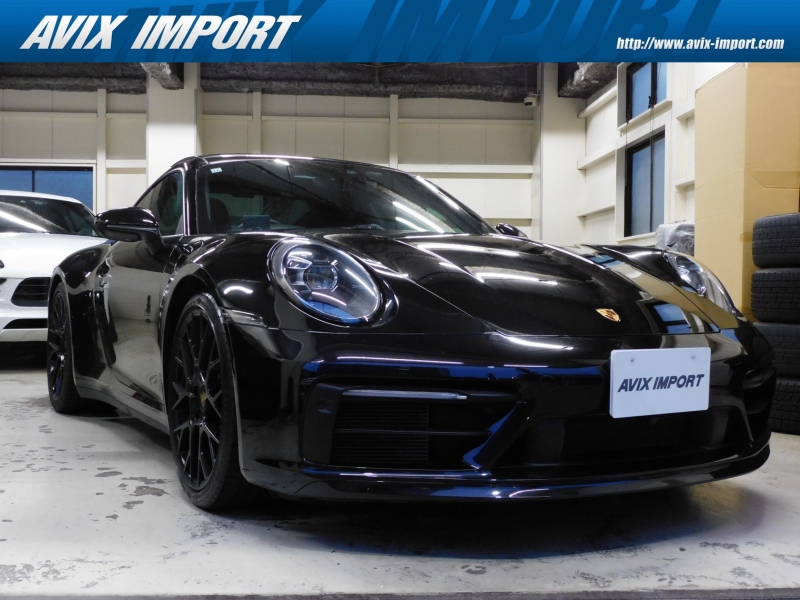 ポルシェ 911(Type992) ｶﾚﾗ4S 右H正規D車 水平対向6気筒ﾂｲﾝﾀｰﾎﾞ 8速PDK ｽﾎﾟｰﾂﾃﾞｻﾞｲﾝPKG 電動SR ｽﾎﾟｸﾛ(ﾚｯﾄﾞｸﾛﾉ) 黒革 ｼｰﾄﾋｰﾀｰ PCMﾅﾋﾞ(10.9ｲﾝﾁ) 全周C＆PAS ｸﾙｺﾝ LEDﾏﾄﾘｯｸｽHL(PDLS+付) 赤ﾒｰﾀｰﾊﾟﾈﾙ 電格ﾐﾗｰ ｽﾎﾟｴｸﾞ PASM&PTV+ 赤ｷｬﾘﾊﾟｰ 純正20/21ｲﾝﾁAW 禁煙