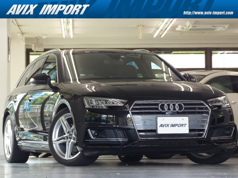 アウディ A4アバント A4ｱﾊﾞﾝﾄ 2.0TFSI Sports S-Line&ﾏﾄﾘｸｽLEDﾍｯﾄﾞﾗｲﾄP 黒半革 MMIﾅﾋﾞ地ﾃﾞｼﾞ ｻﾗｳﾝﾄﾞﾋﾞｭｰｶﾒﾗ Vｺｯｸﾋﾟｯﾄ 前席Sﾋｰﾀｰ ﾏﾄﾘｸｽLED 自動ﾃｰﾙｹﾞｰﾄ ﾊｲﾋﾞｰﾑｱｼｽﾄ ACC ﾚｰﾝｱｼｽﾄ 分割可倒式ｼｰﾄ 3ｿﾞｰﾝAC ｽﾀｰﾄｽﾄｯﾌﾟS S-Lineｴｱﾛ&18AW 禁煙