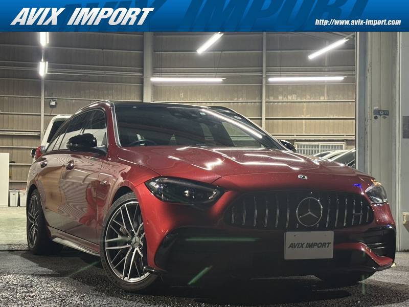 AMG Cクラス C43 4MATICｽﾃｰｼｮﾝﾜｺﾞﾝ 現行型 BSG搭載ﾓﾃﾞﾙ 赤黒ｺﾝﾋﾞ革 ﾊﾟﾉﾗﾏSR MBUX ARﾅﾋﾞ地ﾃﾞｼﾞ360度ｶﾒﾗ Rｱｸｽﾙ Newｽﾃｱﾘﾝｸﾞ Meｺﾈｸﾄ HUD Burmester 前席Sﾋｰﾀｰ&ﾍﾞﾝﾁﾚｰﾀｰ ﾃﾞｼﾞﾀﾙﾗｲﾄ 自動ﾃｰﾙｹﾞｰﾄ Pｱｼｽﾄ AMGｴｱﾛ&19AW 禁煙1ｵﾅ 新車保証継承可
