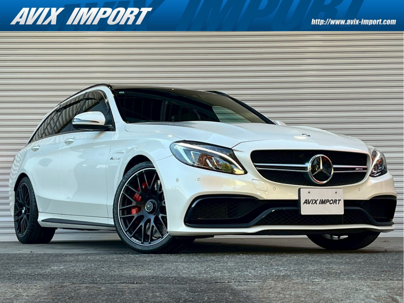 AMG Cクラス C63S ｽﾃｰｼｮﾝﾜｺﾞﾝ V8ﾂｲﾝﾀｰﾎﾞ 右H 正規D車 ｴｸｽｸﾙｰｼﾌﾞPKG ﾊﾟﾉﾗﾐｯｸR 白/黒ﾅｯﾊﾟ革 ｼｰﾄﾋｰﾀｰ 純正HDDﾅﾋﾞ地ﾃﾞｼﾞ Burmesterｻｳﾝﾄﾞ Bｶﾒﾗ＆PTS HUD ﾚｰﾀﾞｰｾｰﾌﾃｨPKG  赤ｷｬﾘﾊﾟｰ 専用19AW(鍛造)