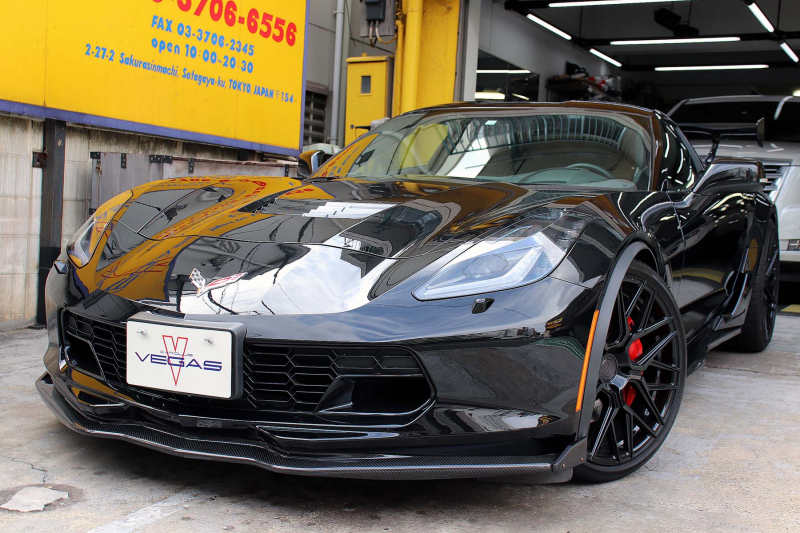 シボレー コルベット Z51／2LT　Z06仕様ワイドボディーキットCUSTOM　ディーラー車