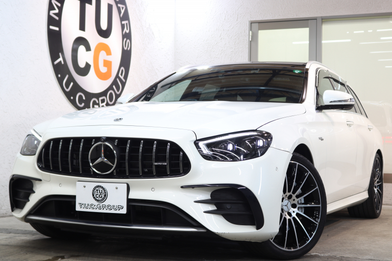AMG Eクラス E53ｽﾃｰｼｮﾝﾜｺﾞﾝ 4MATIC+ ｴｸｽｸﾙｰｼﾌﾞ&ﾚｰﾀﾞｰｾｰﾌﾃｨPKG　後期 ISG搭載 1ｵｰﾅｰ ｷｰﾚｽｺﾞｰ 黒本革 ﾊﾟﾉﾗﾏSR ﾍﾞﾝﾁﾚｰﾀｰ HUD MBUXﾅﾋﾞTV ｽﾏﾎ連携 ﾌﾞﾙﾒｽﾀｰ 360ｶﾒﾗ PTS LEDﾗｲﾄ 自動Rｹﾞｰﾄ AMG専用装備&ﾁｭｰﾆﾝｸﾞ ｸﾛｰｼﾞﾝｸﾞｻﾎﾟｰﾄ 9AT　2年保証
