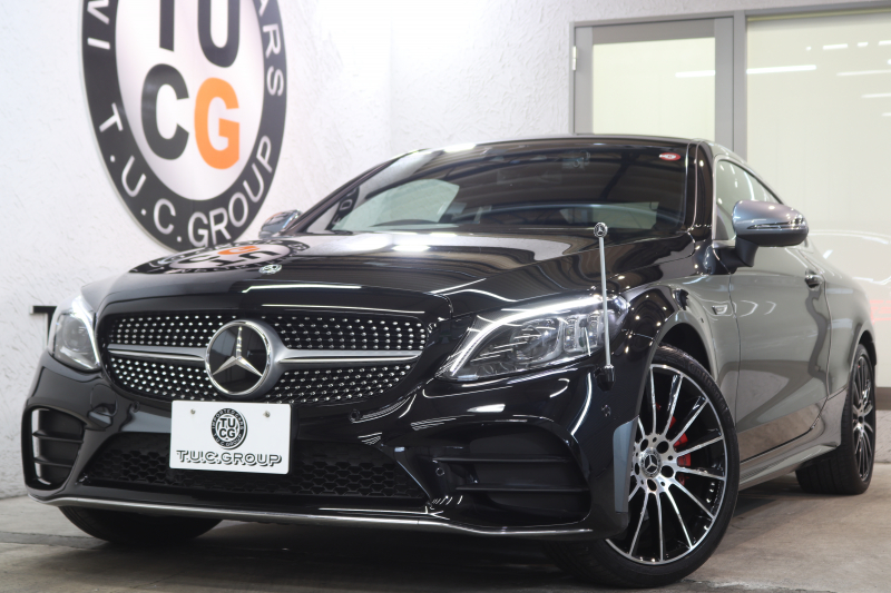 メルセデスベンツ Cクラス C180ｸｰﾍﾟ ｽﾎﾟｰﾂ ﾚｻﾞｰｴｸｽｸﾙｰｼﾌﾞ&ﾚｰﾀﾞｰｾｰﾌﾃｨPKG　後期 MEｺﾈｸﾄ ｷｰﾚｽｺﾞｰ 黒本革 ﾊﾟﾉﾗﾏSR ﾍｯﾄﾞｱｯﾌﾟD HDDﾅﾋﾞTV ｽﾏﾎ連携 ﾊﾞｯｸｶﾒﾗ PTS LEDﾗｲﾄ AMGｴｱﾛ&19AW ｴｱｻｽ ﾀﾞｲﾅﾐｯｸS 9AT　2年保証