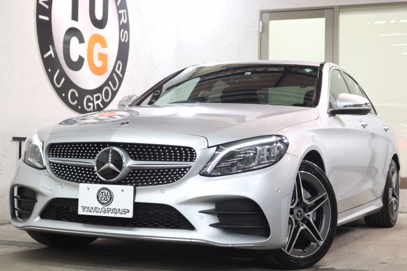 メルセデスベンツ Cクラス C200 AVG AMGﾗｲﾝ ﾚｰﾀﾞｰｾｰﾌﾃｨPKG　BSG搭載 後期 ｷｰﾚｽｺﾞｰ 黒革 HDDﾅﾋﾞTV ｽﾏﾎ連携 ﾊﾞｯｸｶﾒﾗ PTS LEDﾗｲﾄ AMGｴｱﾛ&18AW ﾀﾞｲﾅﾐｯｸS ｴｱｻｽ 9AT　2年保証