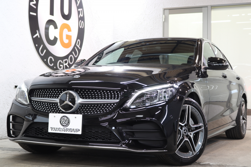 メルセデスベンツ Cクラス C200 AVG AMGﾗｲﾝ ﾚｰﾀﾞｰｾｰﾌﾃｨPKG　BSG搭載 後期 ｷｰﾚｽｺﾞｰ 黒革 HDDﾅﾋﾞTV ｽﾏﾎ連携 ﾊﾞｯｸｶﾒﾗ PTS LEDﾗｲﾄ AMGｴｱﾛ&18AW ﾀﾞｲﾅﾐｯｸS ｴｱｻｽ 9AT　2年保証