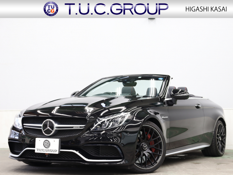 AMG Cクラス C63S ｶﾌﾞﾘｵﾚ ﾚｰﾀﾞｰSP　黒幌 Pｽﾀ 510ps 黒赤革 ｼｰﾄﾋｰﾀｰ ｴｱｽｶｰﾌ ﾅﾋﾞTV BTｵｰﾃﾞｨｵ Bｶﾒﾗ LEDﾍｯﾄﾞﾗｲﾄ ﾍｯﾄﾞｱｯﾌﾟD ﾌﾞﾙﾒｽﾀｰS AMGｴｱﾛ&19AW　2年保証