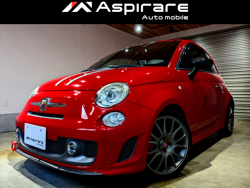 アバルト 695 トリブートフェラーリ　世界限定1696台　アバルトコルサbyサベルトシート　レコードモンツァマフラー　カーボンインテリア　前後ドライブレコーダー