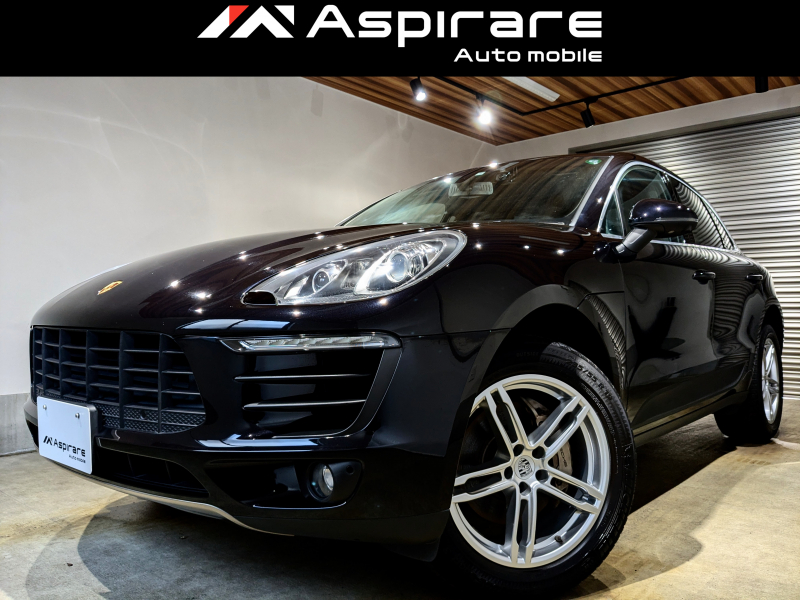 ポルシェ マカン S　アゲートグレーレザーシート　オプション19インチアルミホイール　ナビTV　リアカメラ　エントリードライブシステム　2016yモデル