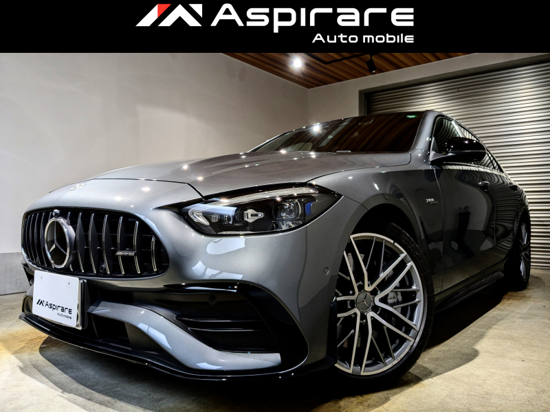 AMG Cクラス C43　4マチック　BSG　パノラマサンルーフ　ブルメスターサウンドシステム　ヘッドアップディスプレイ　新車保証継承対象車