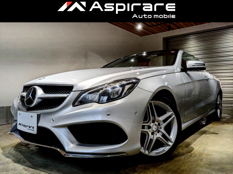 メルセデスベンツ Eクラス E250カブリオレ　 AMGスポーツパッケージ　コンフォートパッケージ　レッドレザー　赤幌　18インチアルミホイール　アクティブクルーズコントロール