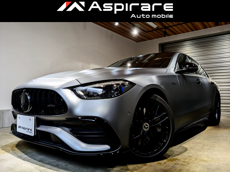 AMG Cクラス C43　4マチック BSG搭載モデル　マグノカラー　パノラマサンルーフ　ブルメスターサウンドシステム　ヘッドアップディスプレイ
