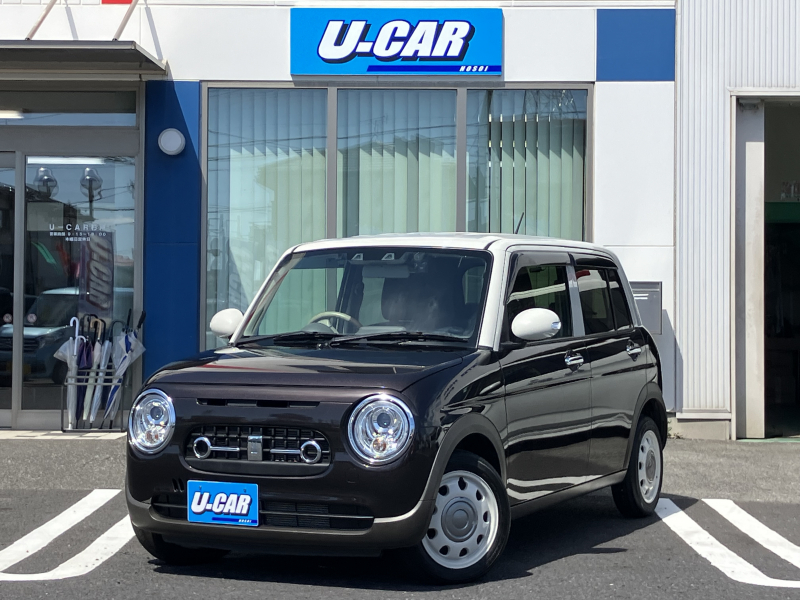 スズキ アルトラパン LC　X　純正ナビ・バックカメラ・ETC・前後ドラレコ・衝突軽減ブレーキ・パーキングセンサー・LED・シートヒーター・オートライト・スマートキー・フルセグ・禁煙車