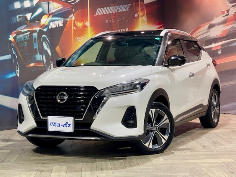 日産 キックス X　10年保証対象　純正ナビ（Bluetooth　DVD　CD　フルセグ　USB）　アラウンドビューモニター　プロパイロット　インテリジェントルームミラー　ETC