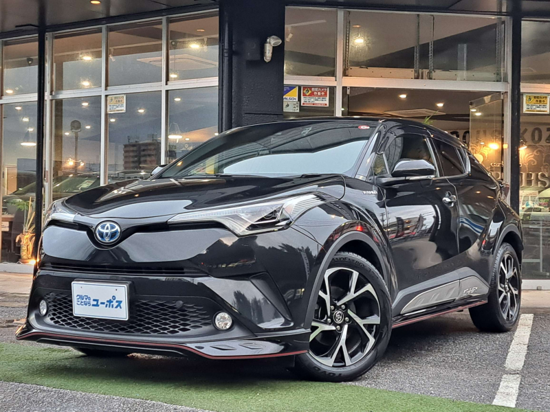 トヨタ C-HR ハイブリッド G LEDエディション　OP5年保証対象車　LEDヘッドライト　バックカメラ　コーナーセンサー　純正18インチアルミ　ETC
