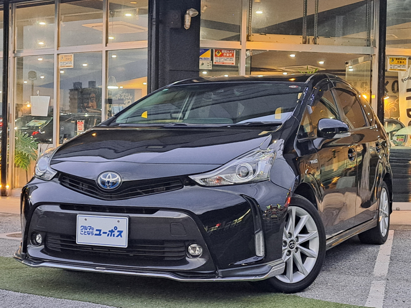 トヨタ プリウスα Sツーリングセレクション　OP10年保証対象車　モデリスタエアロ　純正9インチナビ　純正17インチアルミ　ドラレコ　ETC