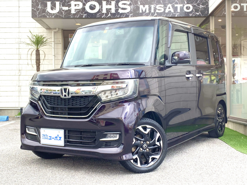 ホンダ N-BOX カスタムG・Lターボホンダセンシング　OP5年保証対象車　両側パワースライドドア　前後ドライブレコーダー　ハーフレザーシート　ETC　シーケンシャルウインカー