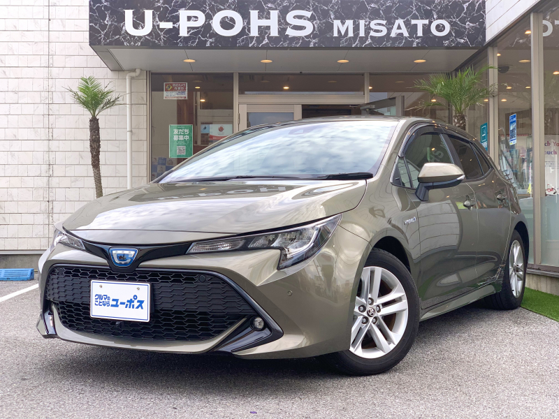 トヨタ カローラスポーツ ハイブリッドG　OP10年保証対象車　衝突被害軽減ブレーキ　コーナーセンサー　BSM　純正ナビ　ETC車載器　LEDライト　オートライト　シートヒーター　レーダークルーズコントロール　ステアリングスイッチ　Fカメラ