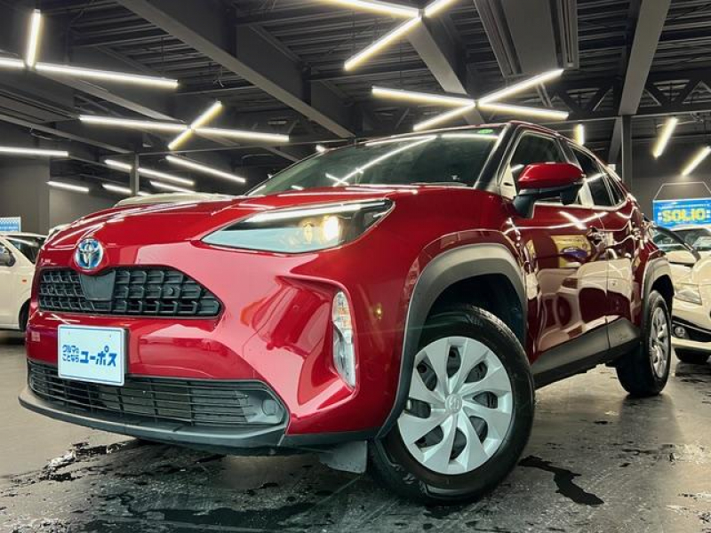 トヨタ ヤリスクロス ハイブリッドX　OP10年保証対象車　純正メモリーナビ（Bluetooth）　クリアランスソナー　バックカメラ　レーダークルーズコントロール　オートマチックハイビーム　ドライブレコーダー　電子パーキング　ETC