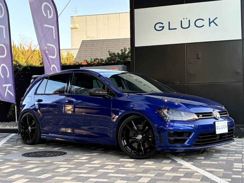 フォルクスワーゲン ゴルフ Rカーボンスタイル 20台限定車 AppleCarPlay 専用19インチAW 社外フルエアロ スモークテールライト ルーフラッピング ダウンサス 社外マフラー パワーシート クリアランスソナー バックカメラ