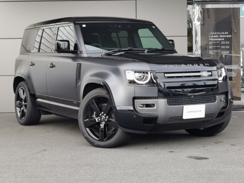 ランドローバー ディフェンダー 110カルパチアンエディション5.0L P525 4WD 1オーナー 禁煙車 サテンプロテクションフィルム スライディングルーフ ヘッドアップディスプレイ シートヒーター＆クーラー付フロントシート リアシートヒーター デジタルミラー エアサスペンション 22A/W 空気清浄機