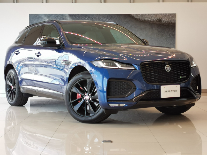 ジャガー F-PACE Rダイナミック ブラック2.0L P250 パノラミックルーフ 12Way電動フロントメモリシート/ヒーター 電動調節ステアリングコラム コールドクライメートコンビニエンスパック ワイヤレスデバイスチャージング オートハイビームアシスト 20インチ「style1067」グロスブラック