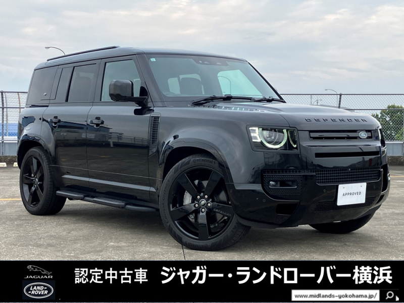 ランドローバー ディフェンダー 110X DynamicHSE D300 4WD　1オーナー　エアサスペンションパック　22インチアルミホイール　エクステンデットブラックパック　ヘッドアップディスプレイ　3ゾーンエアコン　コールドクライメートコンビニエンスパック　ヒータークーラーシート　サンルーフ　