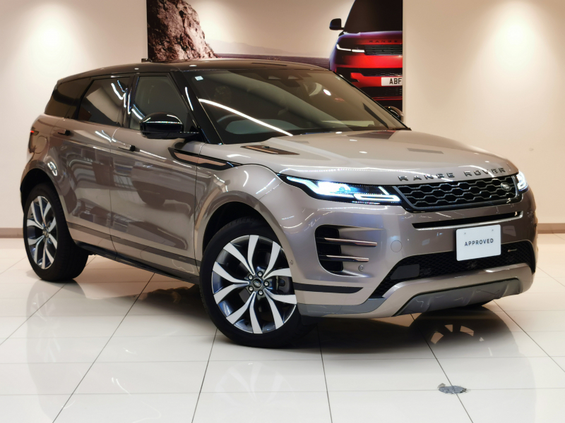 ランドローバー レンジローバー EVOQUE RダイナミックS 2.0L D200 AWD 1オーナー 白黒革シート フロントシートヒーター 20インチアルミホイール パワーテールゲート プレミアムLEDヘッドライト ブラインドスポットモニター ACC ステアリングホイールヒーター Pivi Pro