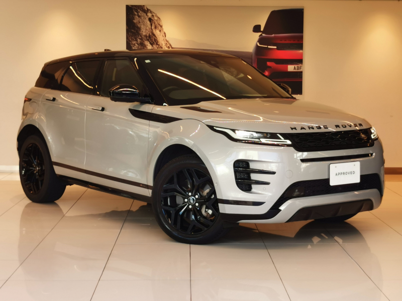 ランドローバー レンジローバー EVOQUE RダイナミックS2.0L D180 AWD 黒革シート プレミアムLEDヘッドライト 全席シートヒーター ACC ドライバーアシストパック 20インチアルミホイール ブラックコントラストルーフ ブラックエクステリアパック インタラクティブドライバーディスプレイ