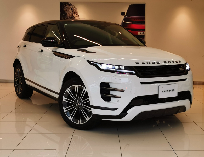 ランドローバー レンジローバー EVOQUE ダイナミックHSE 2.0L P250 AWD 1オーナー 白黒革シート サンルーフ フロントシートヒーター＆クーラー、リアシートヒーター MERIDIAN™サウンド 20インチアルミホイール ブラックコントラストルーフ ワイヤレスデバイスチャージング